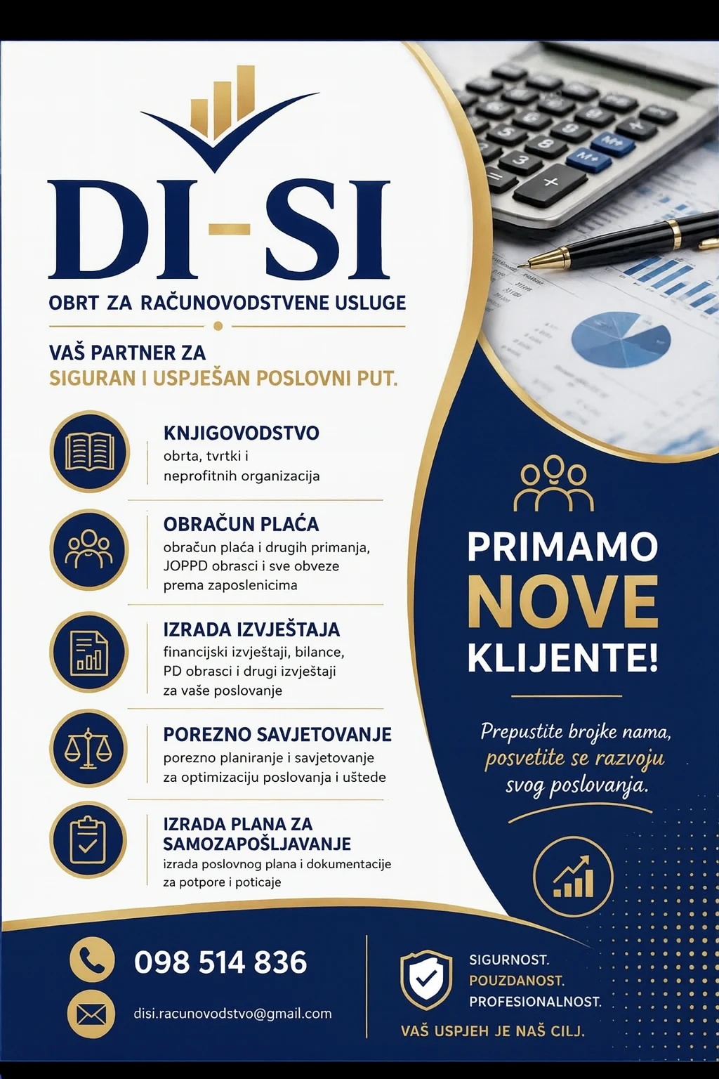 Računovodstvo, knjige i savjetovanje za Vas